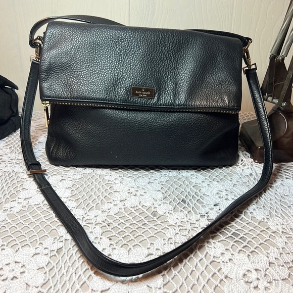 kate spade Handbags - Kate Spade black leather cross body